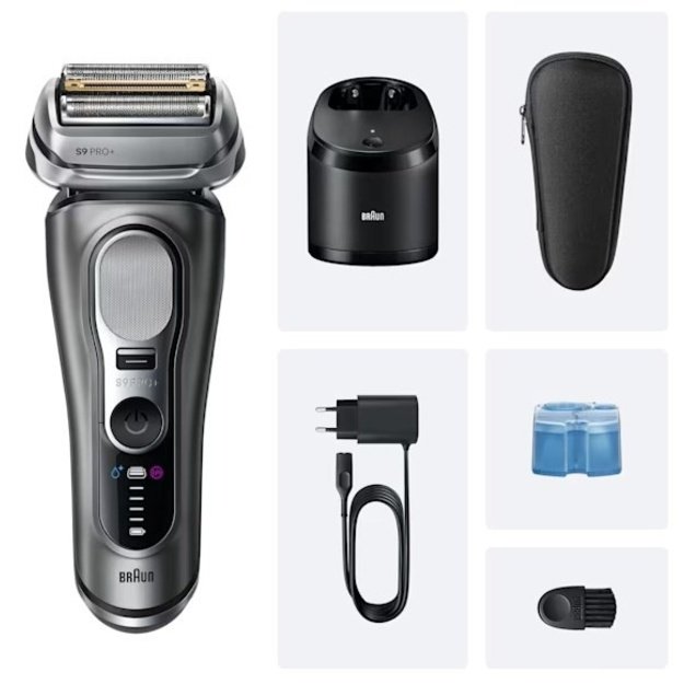 Braun Series 9 Pro+ 9655cc Foil shaver Trimmer Grey