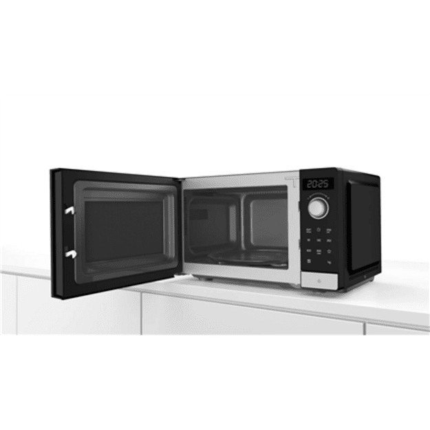 Bosch Serie 2 FFL023MS2 microwave Countertop Solo microwave 20 L 800 W Black, Stainless steel