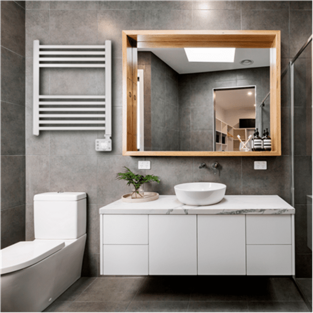 LED Electric Bathroom Radiator | AD 7823 | Radiator | 400 W | White | IP24