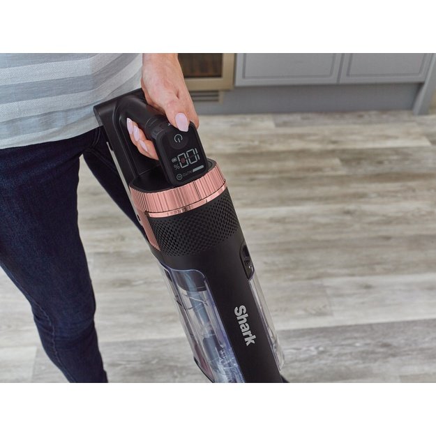 Shark Stratos 2-in-1 stick vacuum Battery Dry Bagless Black, Peach