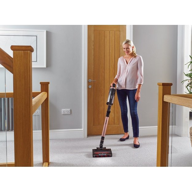 Shark Stratos 2-in-1 stick vacuum Battery Dry Bagless Black, Peach