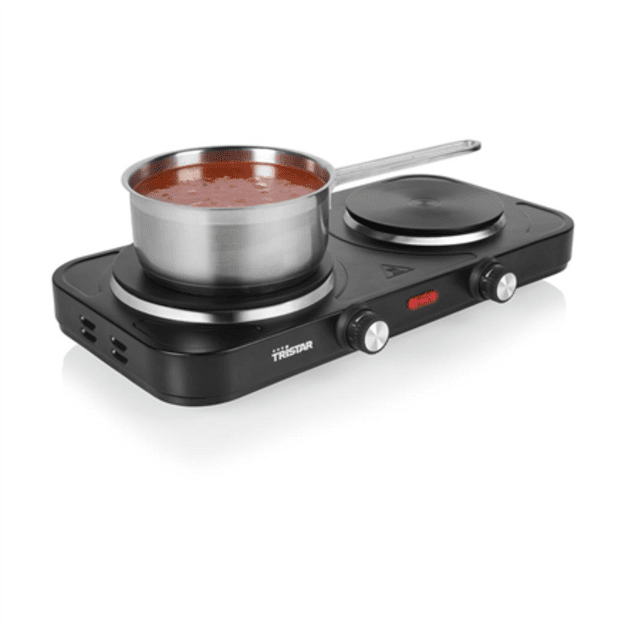Tristar Table Hob | KP-6152 | Number of burners/cooking zones 2 | Electric | Black