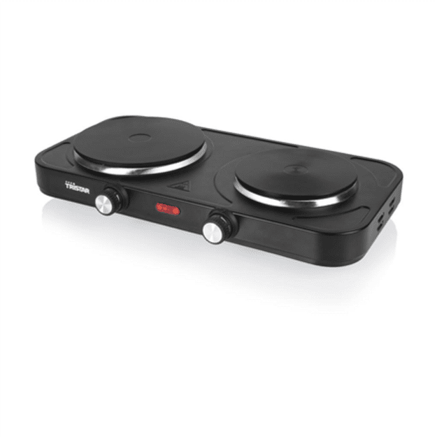 Tristar Table Hob | KP-6152 | Number of burners/cooking zones 2 | Electric | Black