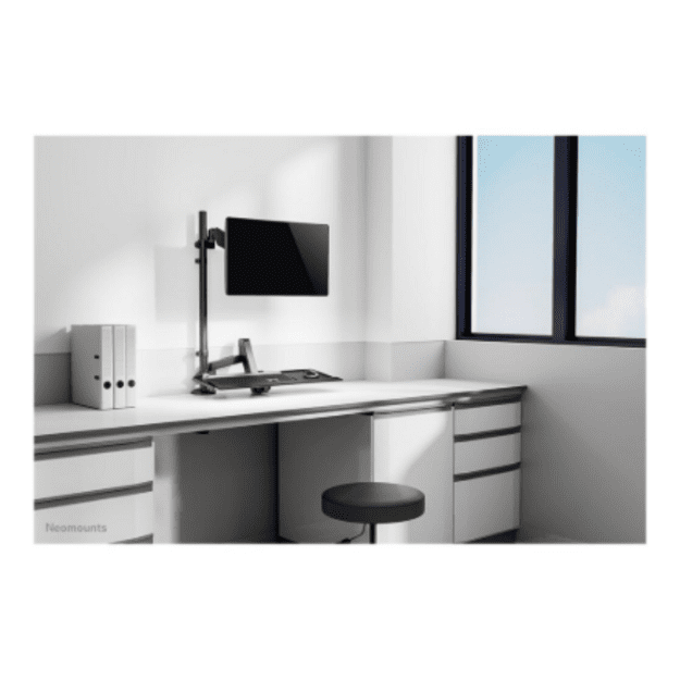 Neomounts Desk Mount | DS90-325BL1 Sit-stand workstation desk | Adjustable Height