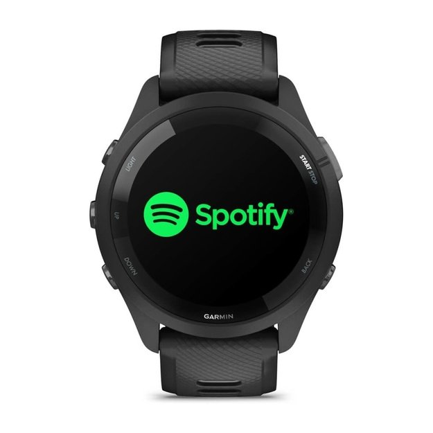 Garmin Forerunner 265 3.3 cm (1.3 ) AMOLED 46 mm Digital 416 x 416 pixels Touchscreen Black Wi-Fi GPS (satellite)