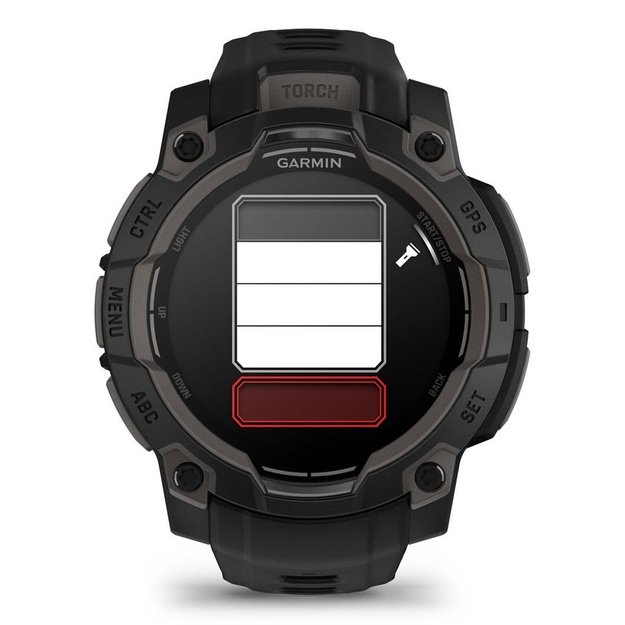 Garmin Instinct 3 AMOLED 3.05 cm (1.2 ) 45 mm Digital 390 x 390 pixels Touchscreen Black GPS (satellite)