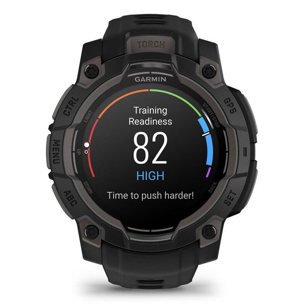 Garmin Instinct 3 AMOLED 3.05 cm (1.2 ) 45 mm Digital 390 x 390 pixels Touchscreen Black GPS (satellite)