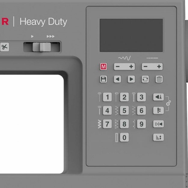 Singer | Computerized Sewing Machine | HD6805C Heavy Duty | Number of stitches 586 | Number of buttonholes 9 | Grey