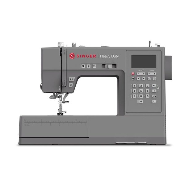 Singer | Computerized Sewing Machine | HD6805C Heavy Duty | Number of stitches 586 | Number of buttonholes 9 | Grey