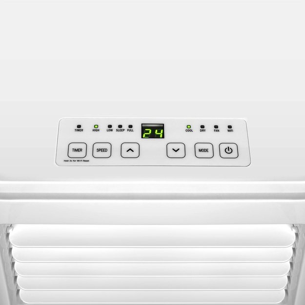 TEESA 2.5 kW Portable Air Conditioner with Wi-Fi and Tuya, White
