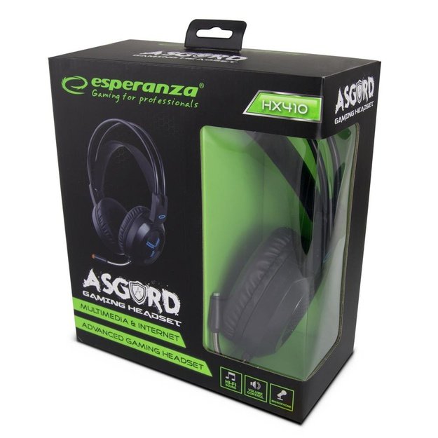 Headphones Esperanza EGH410 ASGARD (black color)