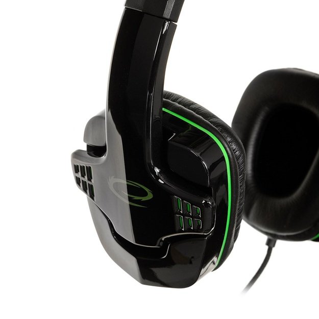 Headphones Esperanza EGH310G (black color, green color