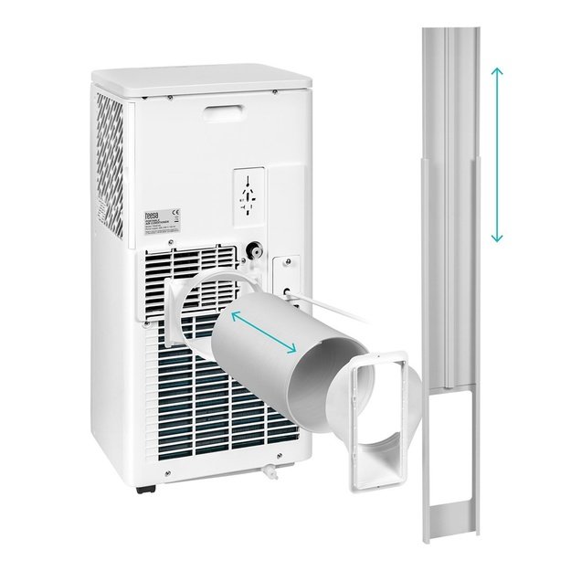 TEESA 2.5 kW Portable Air Conditioner with Wi-Fi and Tuya, White