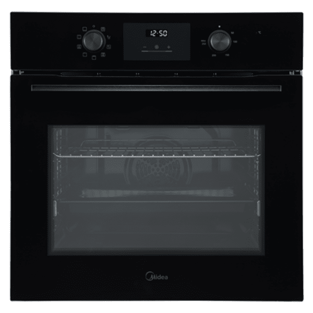 Midea MBO65M80D2-BK Oven, Built-in, Electric, Width 59.5 cm, Touch Display, Black