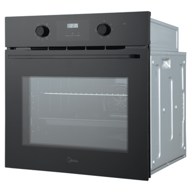 Midea MBO65M80D2-BK Oven, Built-in, Electric, Width 59.5 cm, Touch Display, Black