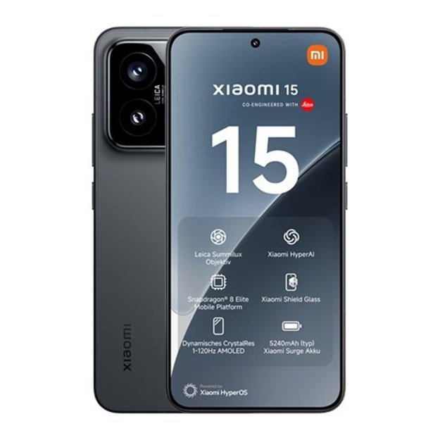 Xiaomi 15 16.1 cm (6.36 ) Dual SIM 5G 12 GB 256 GB 5240 mAh Black