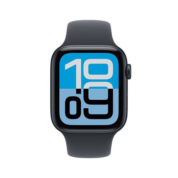 Apple Watch SE (3nd generation) SE 3 GPS 44mm Midnight Aluminium Case with Midnight Sport Band - S/M