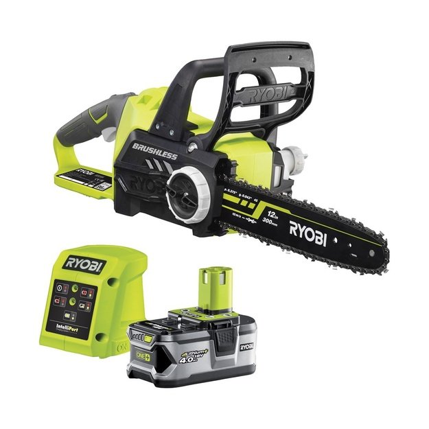 147820 Ryobi 18V Brushless Chainsaw