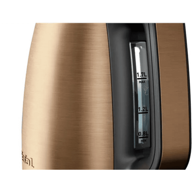 TEFAL Coppertinto Kettle | KI280G10 | Electric | 2400 W | 1.7 L | Stainless steel | 360&deg; rotational base | Copper/Black