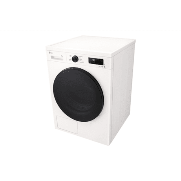 LG Dryer Machine | RHX1009NWB | Energy efficiency class C | Front loading | 9 kg | LED | Heat pump | Depth 66 cm | Wi-Fi | White