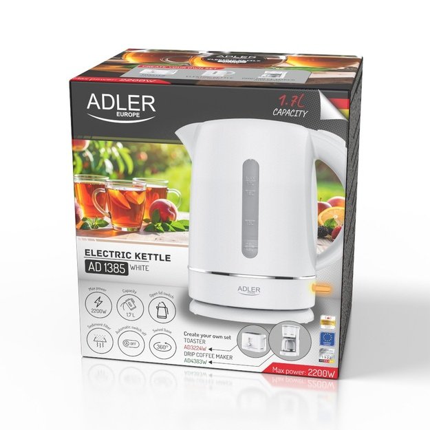 Elektrinis virdulys 1.7L ADLER AD-1385W