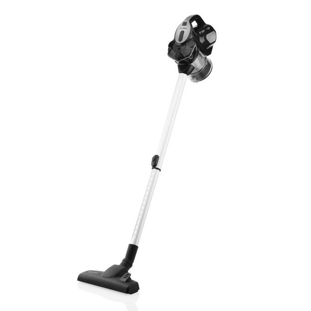 Hyundai VC800 stick vacuum/electric broom 2-in-1 stick vacuum AC Dry HEPA Bagless 600 W Black, Silver