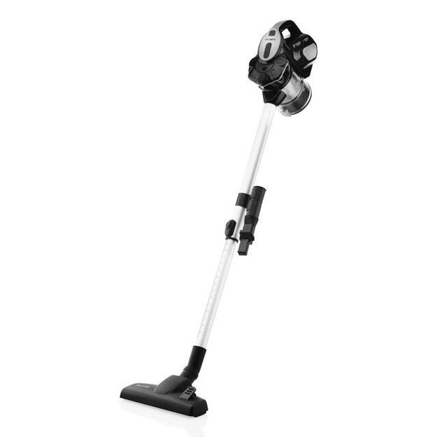 Hyundai VC800 stick vacuum/electric broom 2-in-1 stick vacuum AC Dry HEPA Bagless 600 W Black, Silver