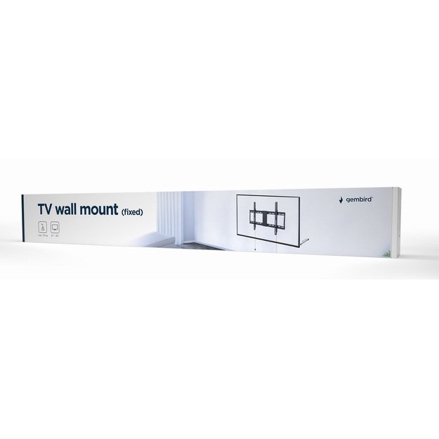 Gembird | Wall mount | WM-80F-01 | Fixed | 37-80   | Maximum weight (capacity) 70 kg | Black