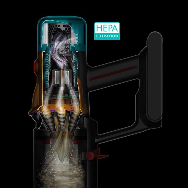 Dyson V12 Origin 2-in-1 stick vacuum Battery Dry HEPA Bagless Nickel