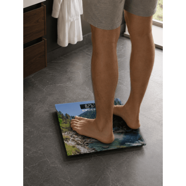Brock BS 004 Bathroom Scale, 2xAAA Battery (included)