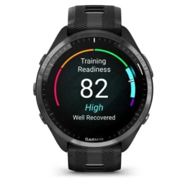 Garmin Forerunner 965 3.56 cm (1.4 ) AMOLED 47 mm Digital 454 x 454 pixels Touchscreen Black Wi-Fi GPS (satellite)