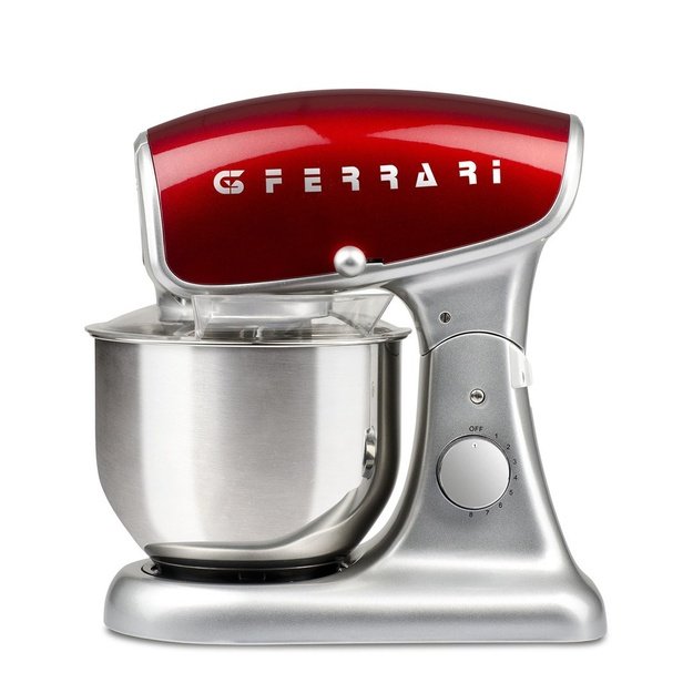G3 Ferrari Pastaio Deluxe Stand mixer 1200 W Red, Silver