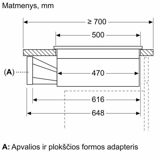 Kaitlentė Neff V58NHQ4L0