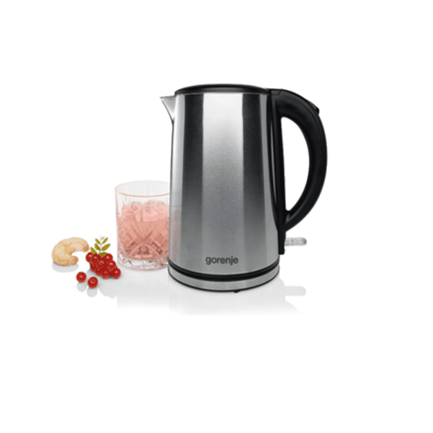 Gorenje | Kettle | K15DWS | Electric | 2200 W | 1.5 L | Stainless steel | 360&deg; rotational base | Stainless Steel