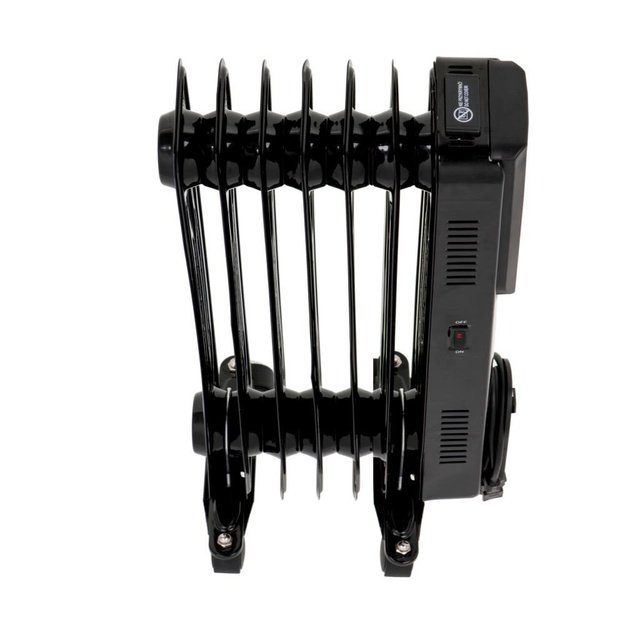 Electric oil heater with remote control CAMRY CR 7814 13 fins, 2500 W black