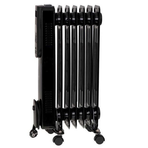 Electric oil heater with remote control CAMRY CR 7814 13 fins, 2500 W black