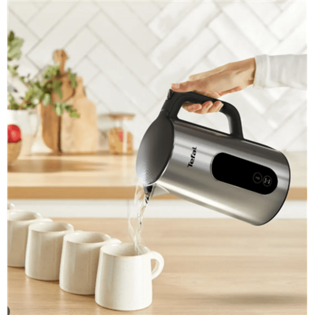 Tefal Selection KI871DE0 electric kettle 1.7 L 1500 W Black, Stainless steel