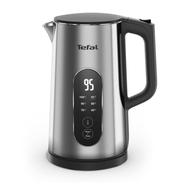Tefal Selection KI871DE0 electric kettle 1.7 L 1500 W Black, Stainless steel