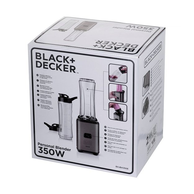 Black & Decker BXJBA350E Stand mixer 350 W Grey, Transparent