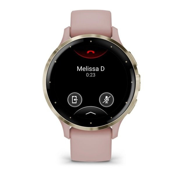 Garmin Venu 3S 3.05 cm (1.2 ) AMOLED 41 mm Digital 390 x 390 pixels Touchscreen Gold, Rose Wi-Fi GPS (satellite)