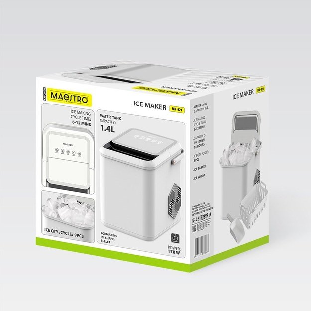 Ice maker MAESTRO MR-821 White