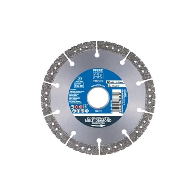Deimantinis pjovimo diskas PFERD D1A1R 125x2,8x1,6x22,2mm D601VG