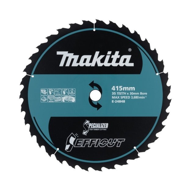 Pjovimo diskas medienai MAKITA Efficut 415x30x2,3mm 35T 23&deg;