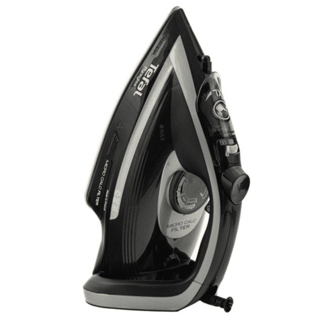 Tefal Puregliss FV8062E0 iron Dry & Steam iron Durilium AirGlide Autoclean soleplate 3000 W Black, Grey