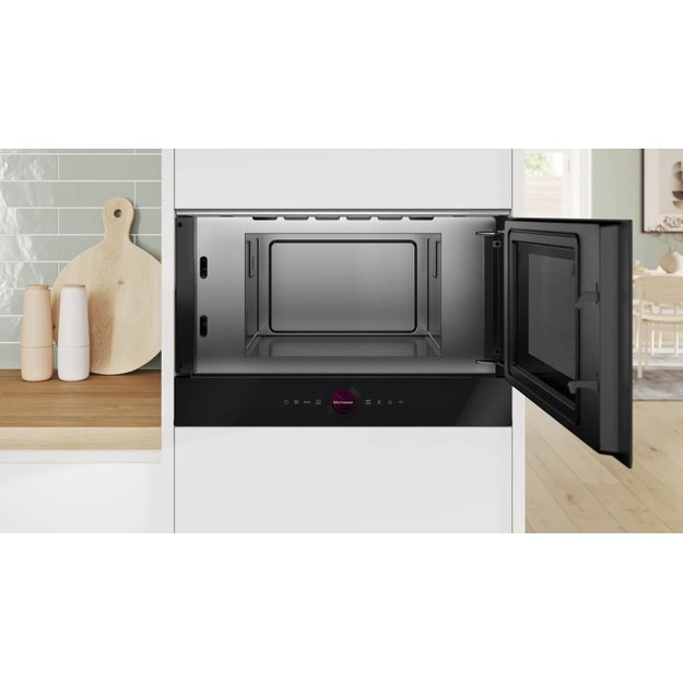 Bosch Serie 8 BFR7221B1 microwave Black Solo microwave Built-in 21 L 900 W