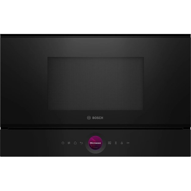Bosch Serie 8 BFR7221B1 microwave Black Solo microwave Built-in 21 L 900 W