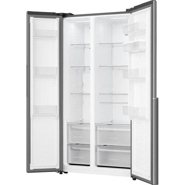 Gorenje NRS917E41XWD side-by-side refrigerator Freestanding 541 L E Stainless steel