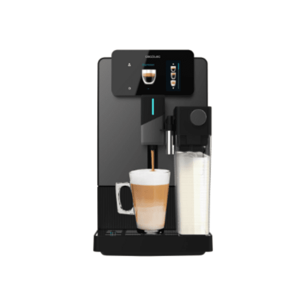 Cecotec Coffee machine | Cremmaet Latte Touch | Pump pressure 19 bar | Built-in milk frother | Super-automatic | Black | 1500 W