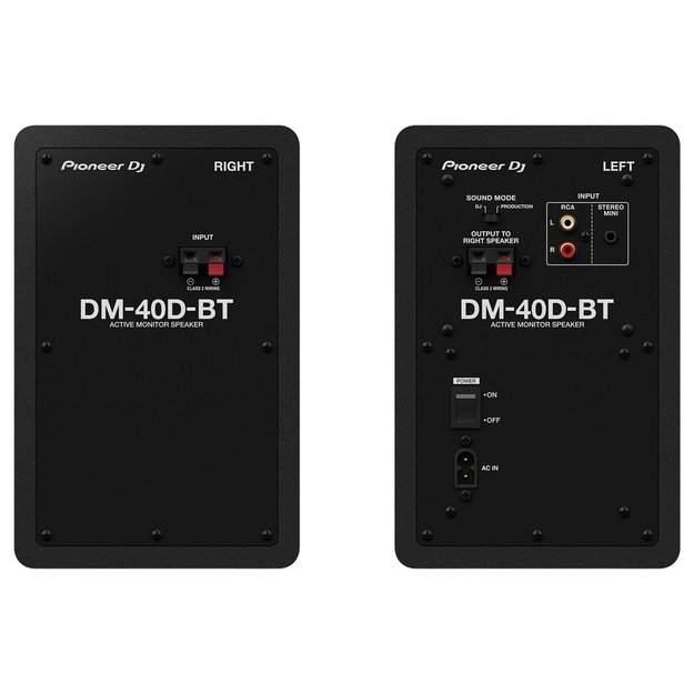 Pioneer DM-40D-BT loudspeaker 2-way Black Wired & Wireless 38 W