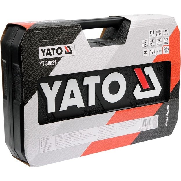 Įrankių komplektas 111 ELEM. YT-38831 YATO